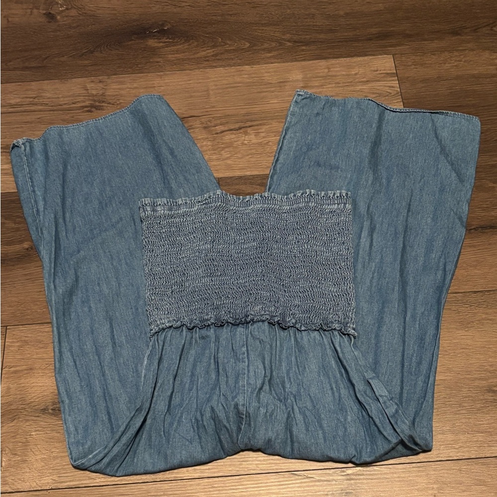 Denim Illusion Jumpsuit